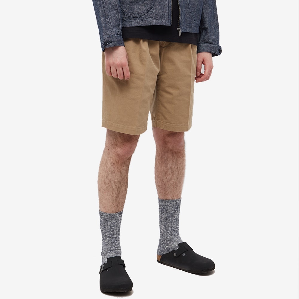 Beams Plus 2 Pleat Twill Short - 2
