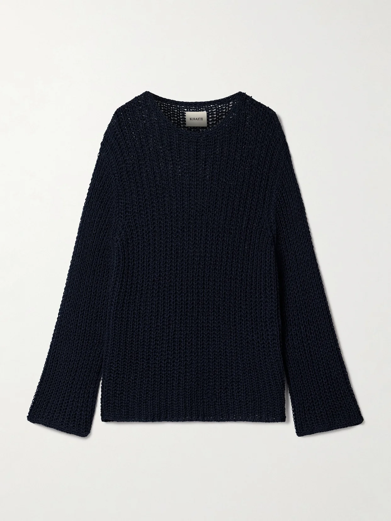 Elowen Open-knit Cotton Sweater - 1