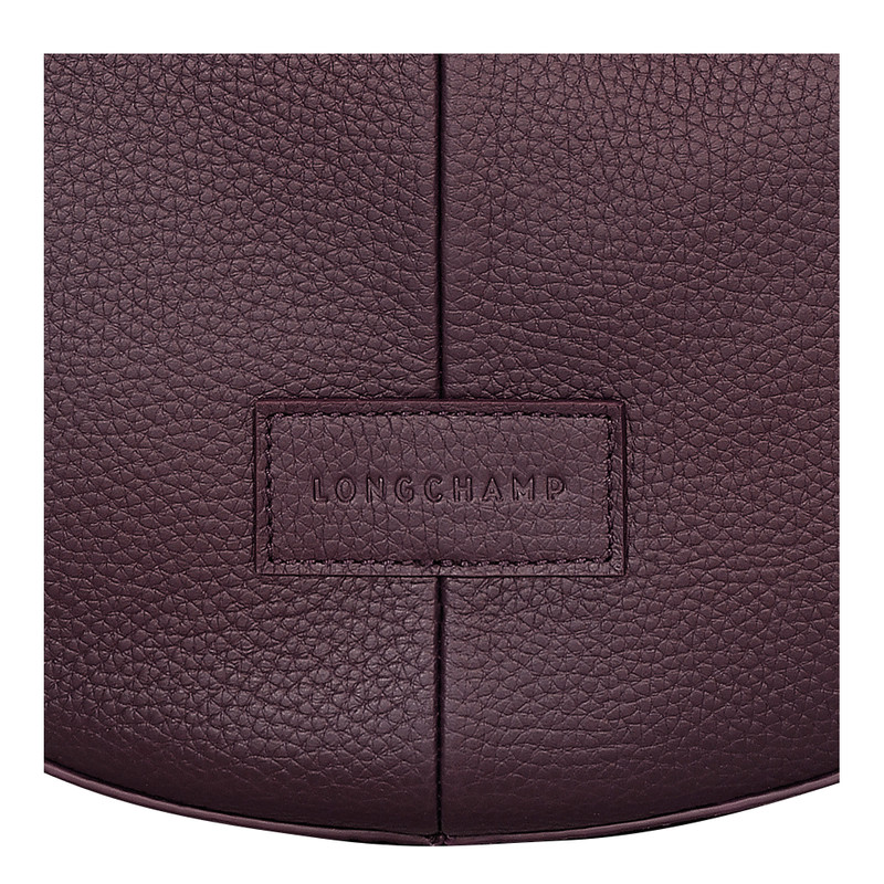 Essential L Crossbody bag Eggplant - Leather 3