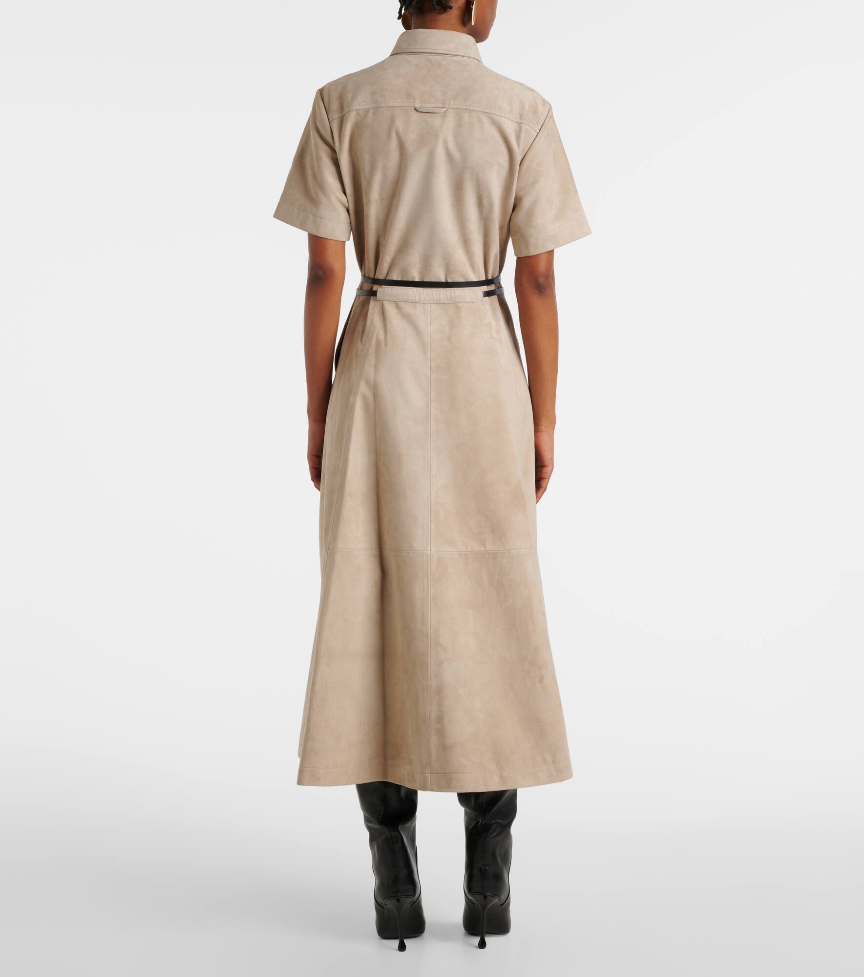 Kiera suede midi dress - 3
