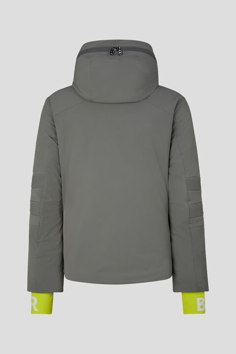 Henrik Ski jacket in Gray/Neon yellow - 3