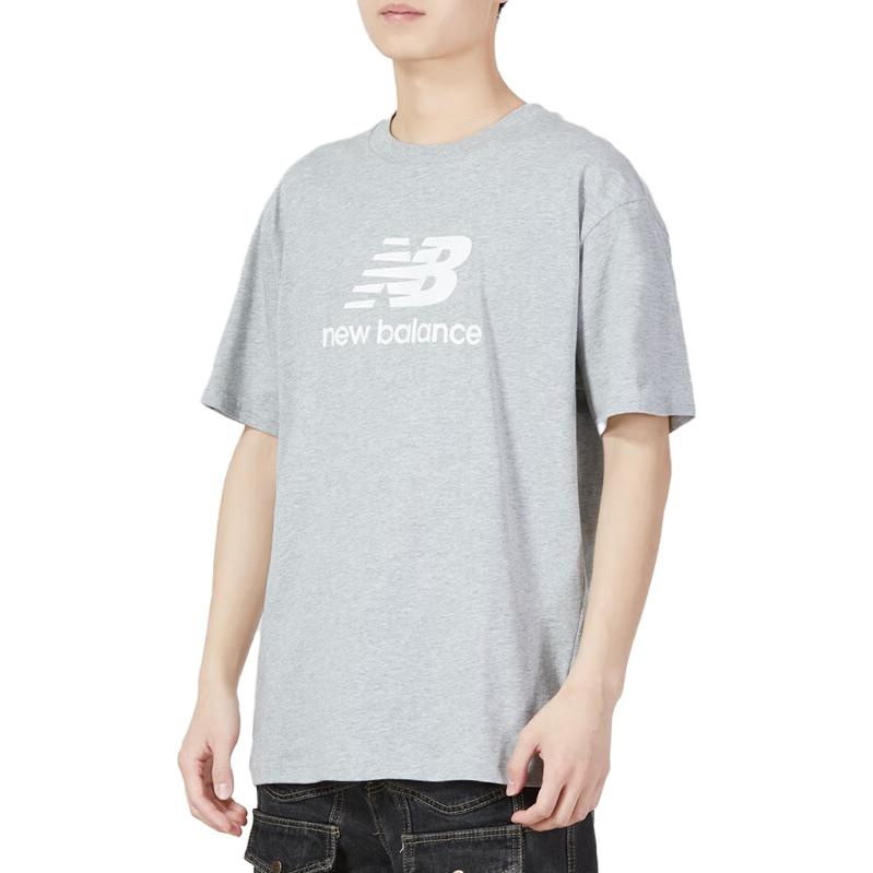 New Balance Essential Logo T-shirt 'Grey' AMT31541-AG - 3
