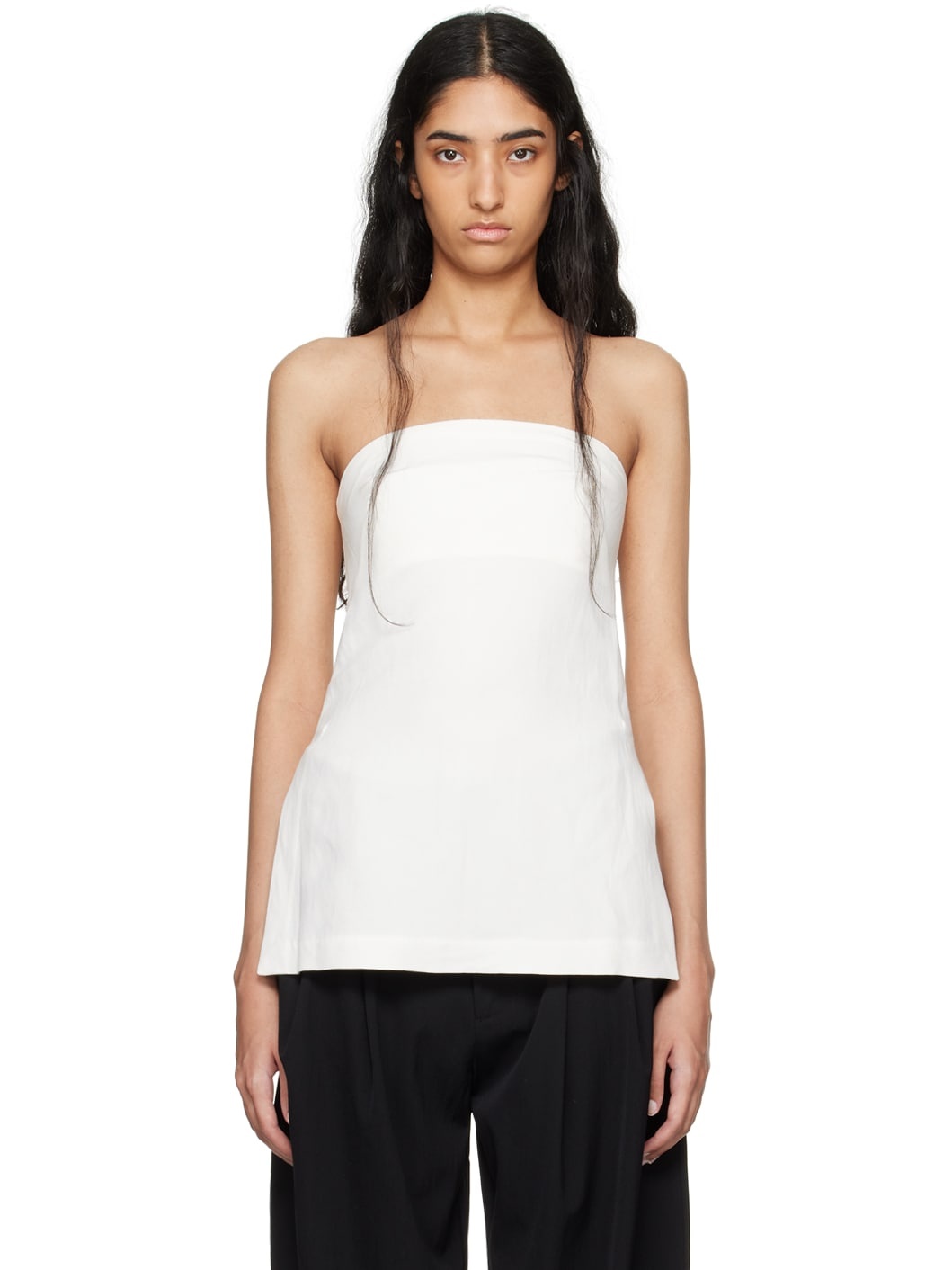 Off-White Column Tunic Blouse - 1