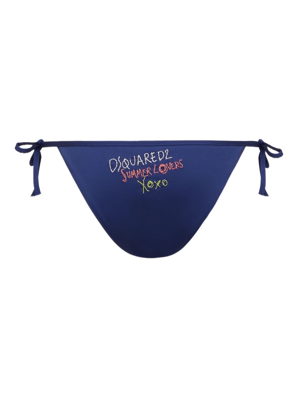 embroidered bikini briefs - 2