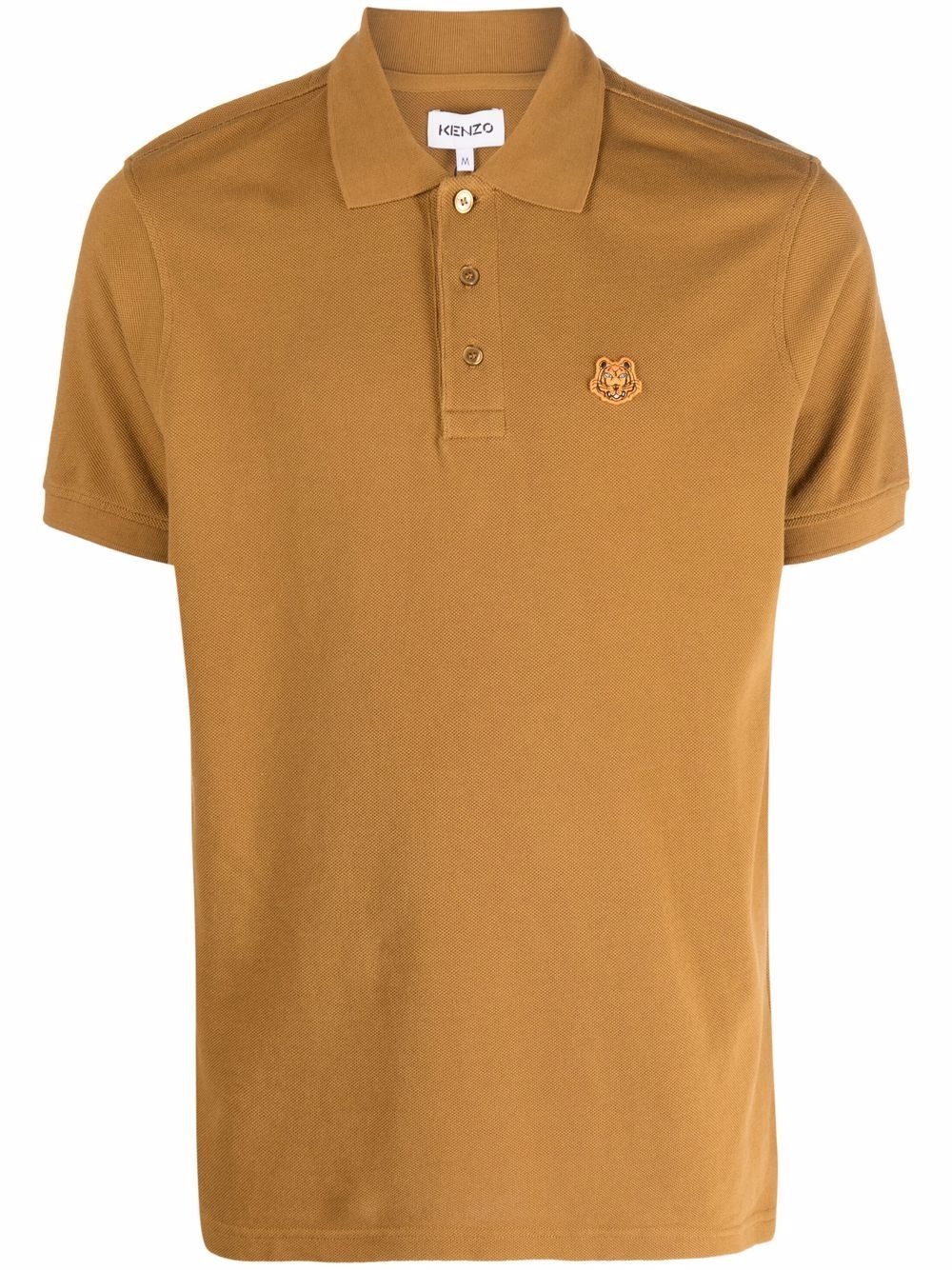 Tiger patch polo shirt - 1