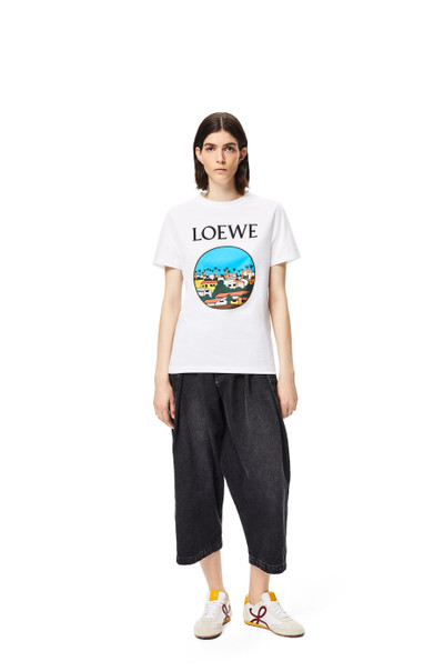 Loewe L.A. Series print t-shirt in cotton outlook