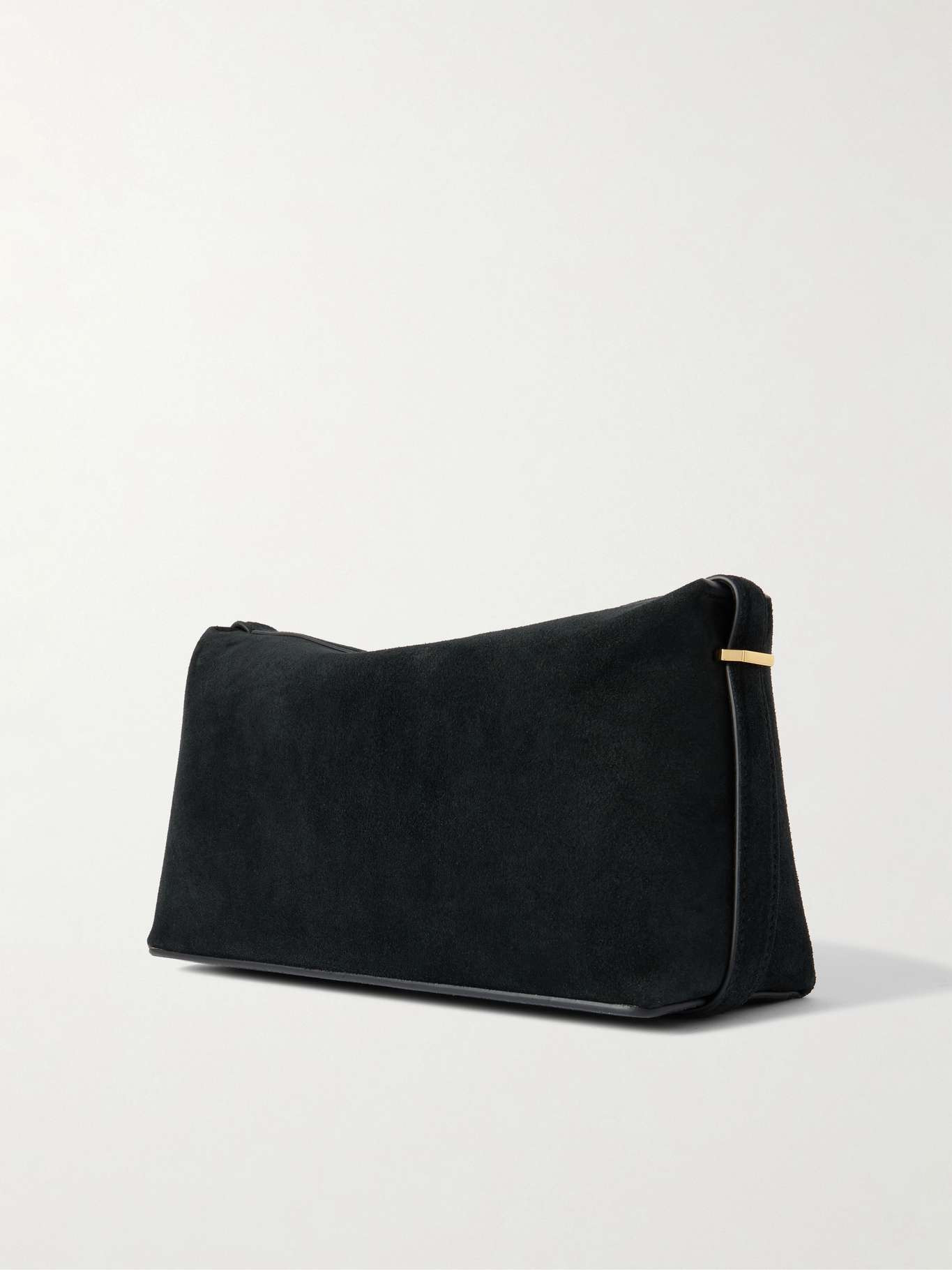 Scoop suede clutch Black - 3