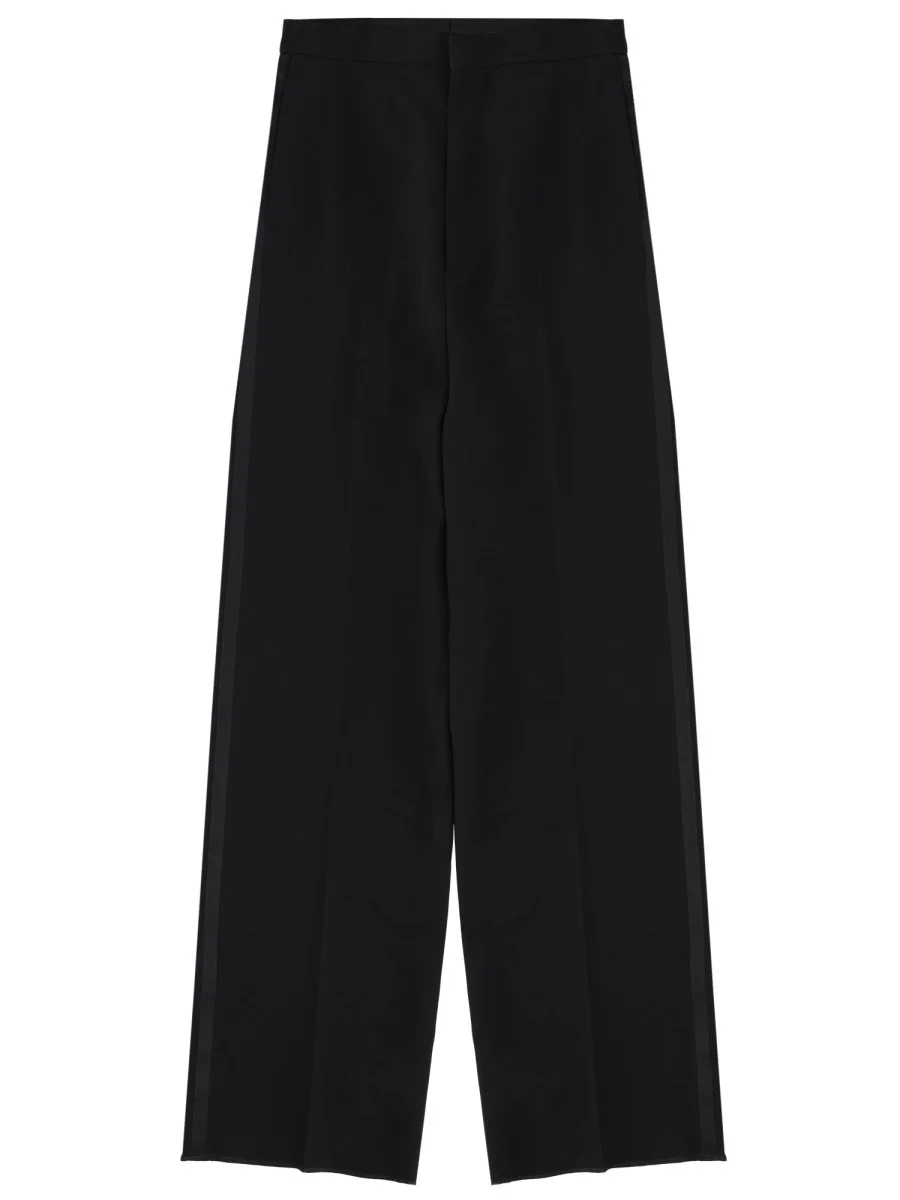 WOOL TUXEDO PANTS - 1