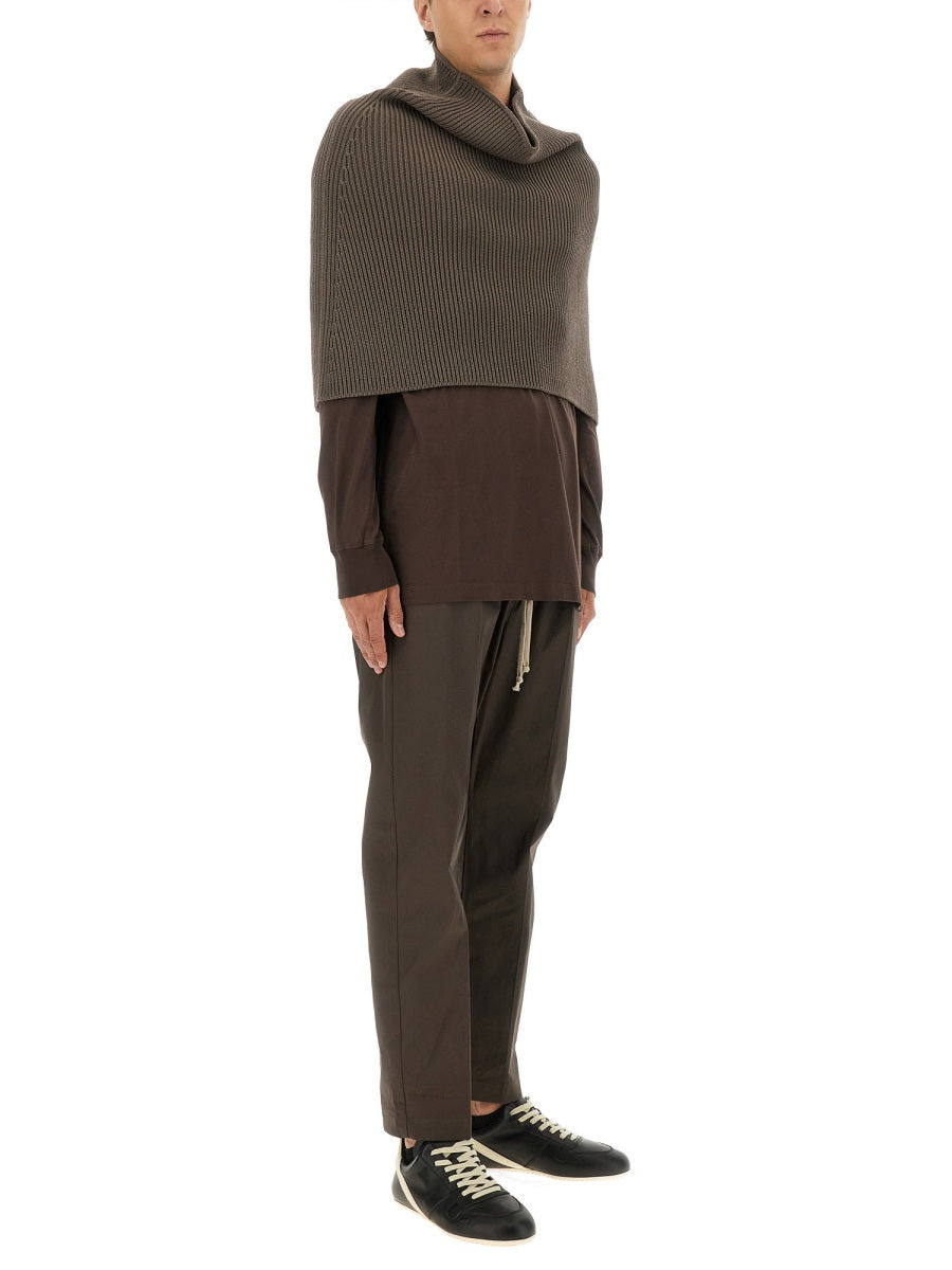 Rick Owens Men Knitted Cape - 2