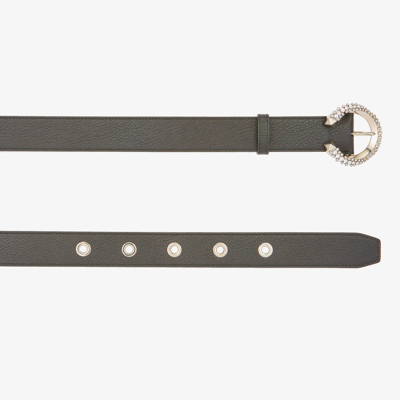 JIMMY CHOO Madeline Belt
Black Calf Leather Belt with Crystal Buckle outlook