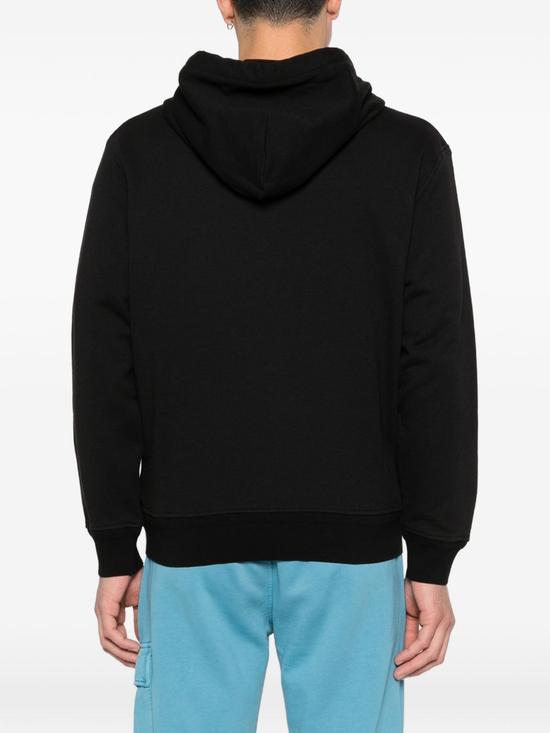 logo-embroidered hoodie 4