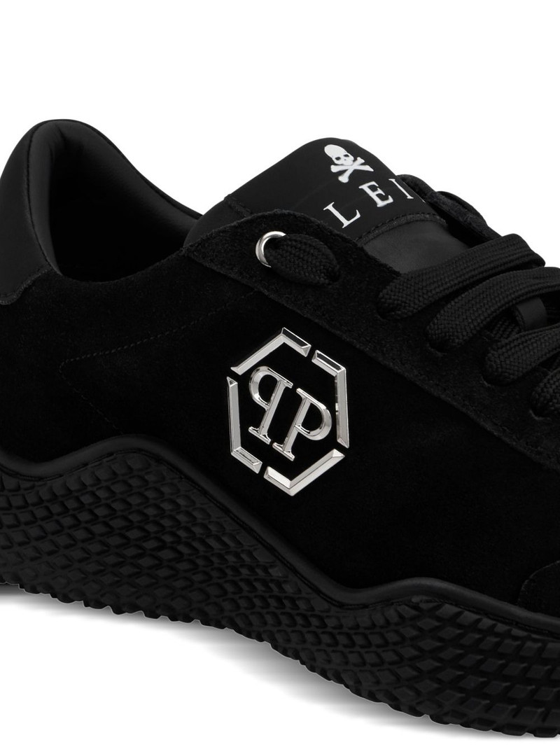 suede hexagon runner trainers 4
