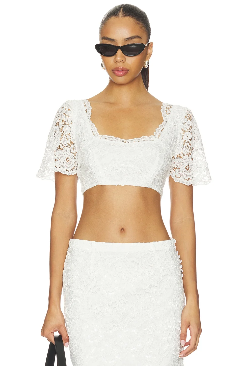 X Paige Lorenze Honeymoon Lace Blouse - 1