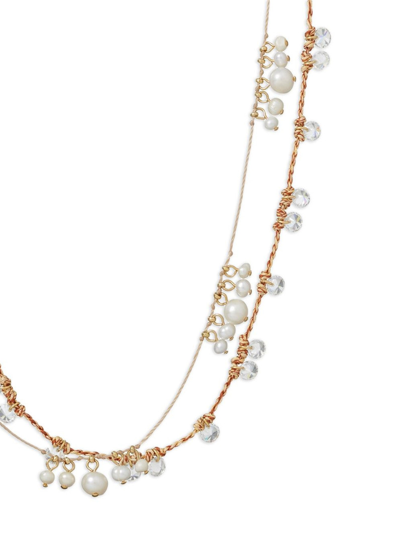 ROXANNE ASSOULIN Drip Drop faux-pearl-embellished necklace outlook