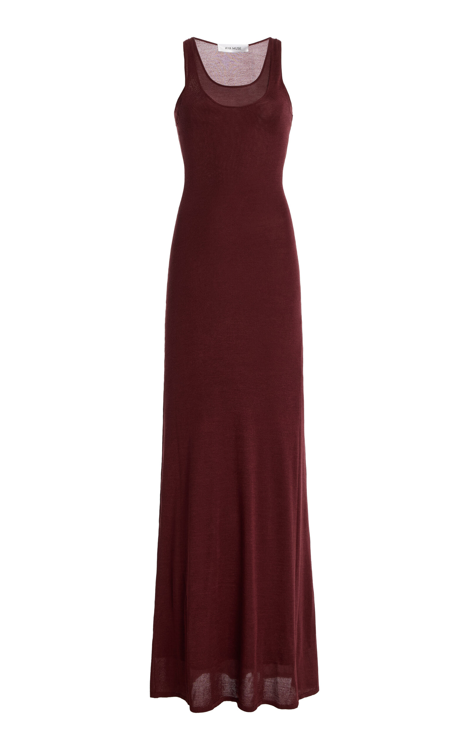 Exclusive Fynn Knit Maxi Dress burgundy - 1