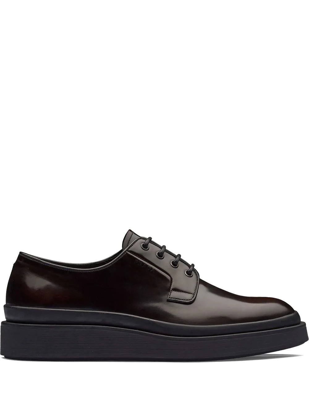 brushed derby shoes - 1