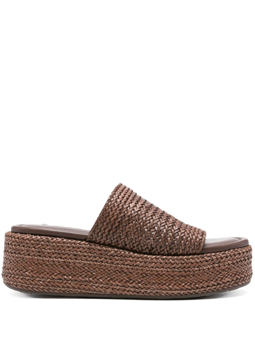 woven platform sandals - 1