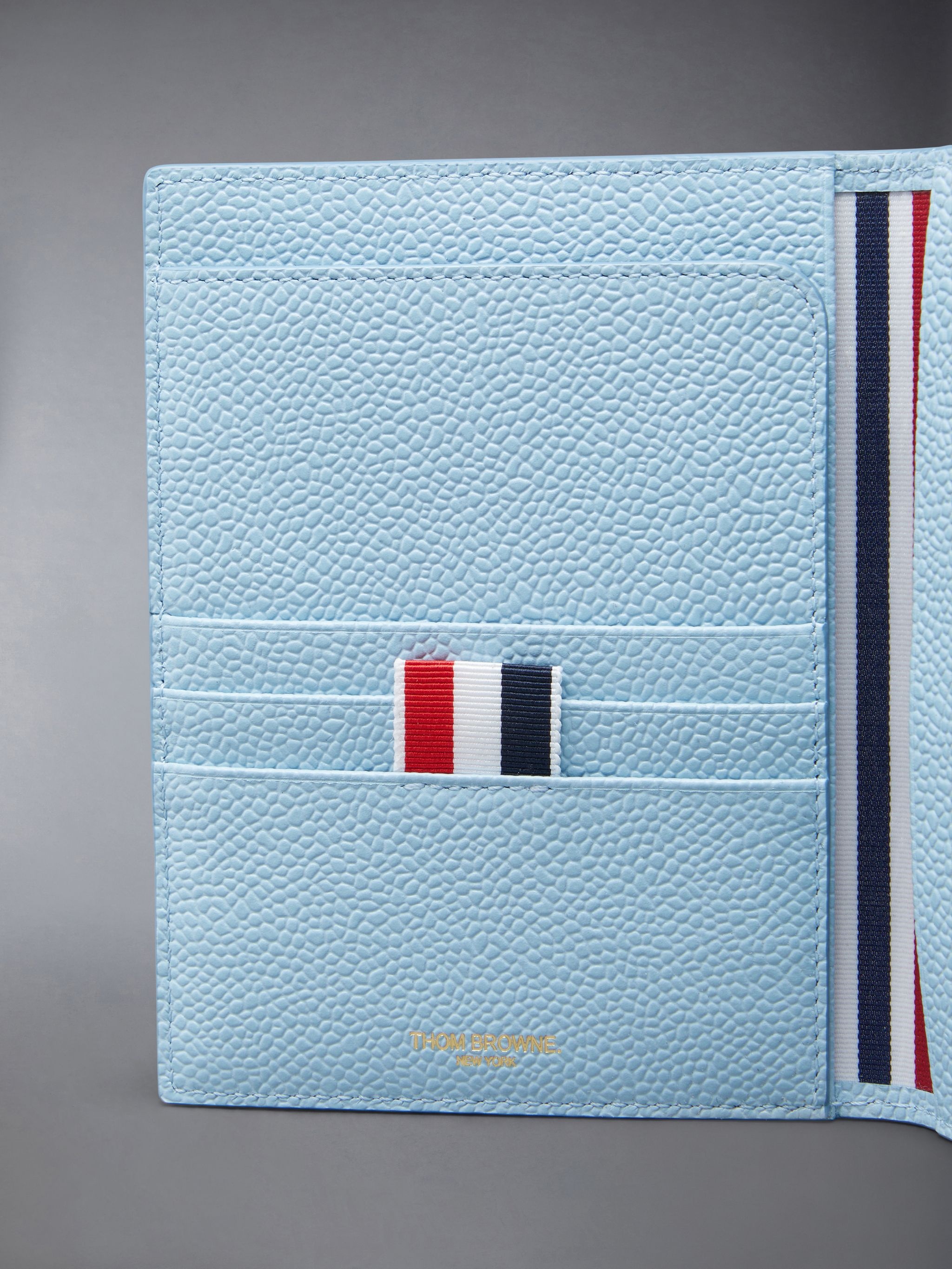 4-Bar leather passport holder - 4