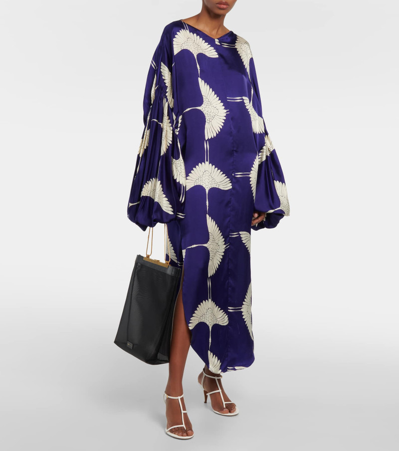 KHAITE Zelma printed maxi dress outlook