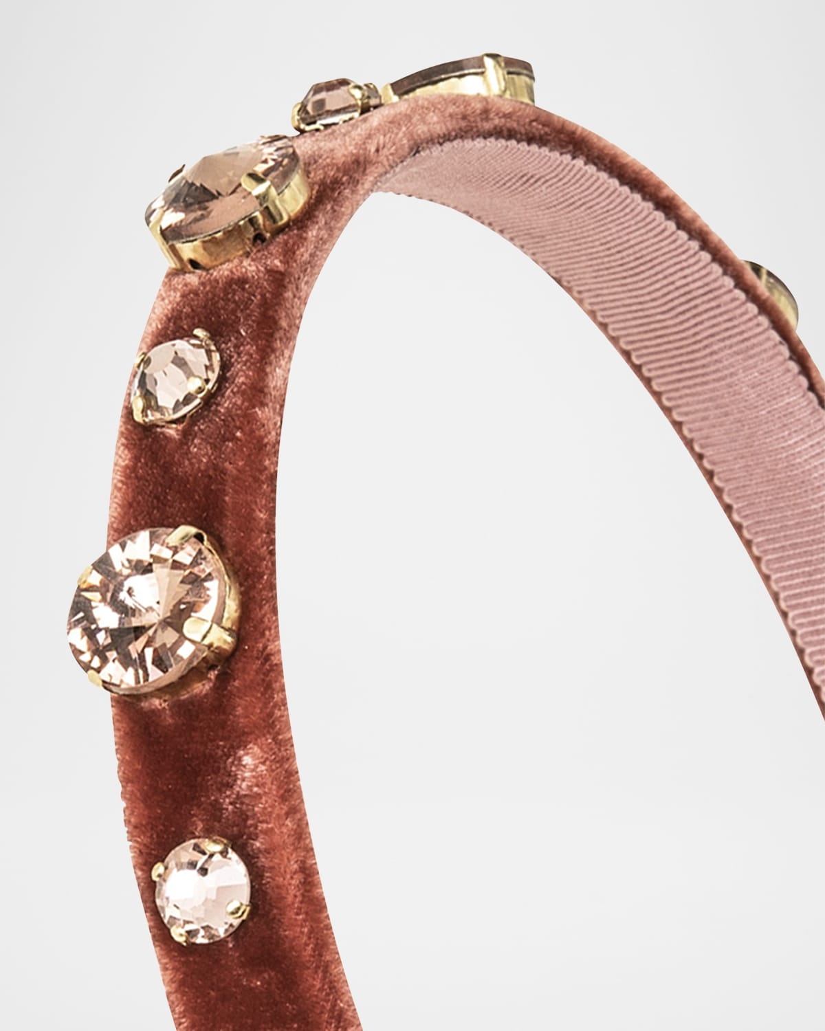 Kendall Silk Embellished Headband - 3