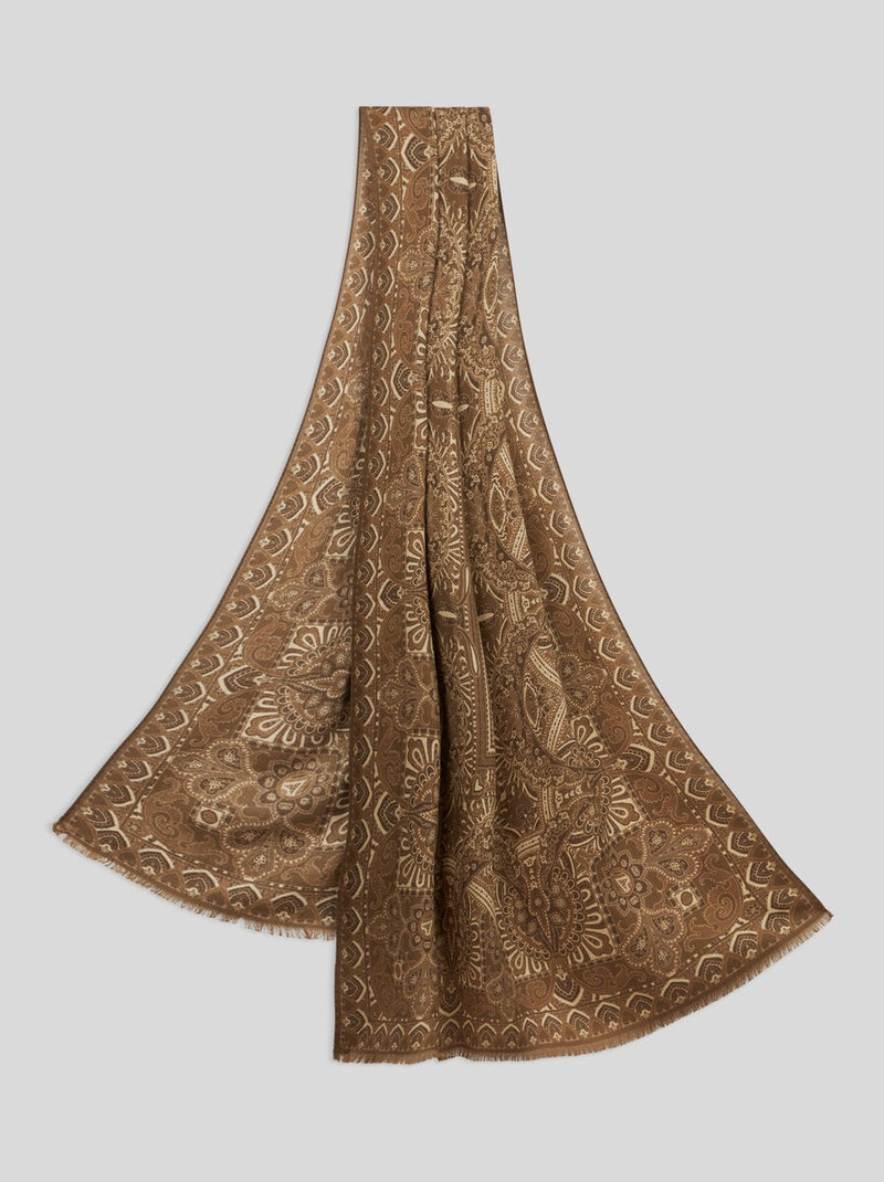 SCARF WITH SILK SCARF PATTERN 1
