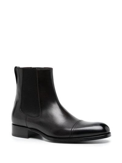 TOM FORD Edgar leather Chelsea boots outlook