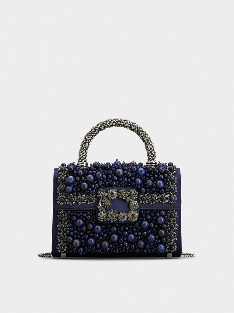 Jewel Efflorescence lapis lazuli Mini Bag 1