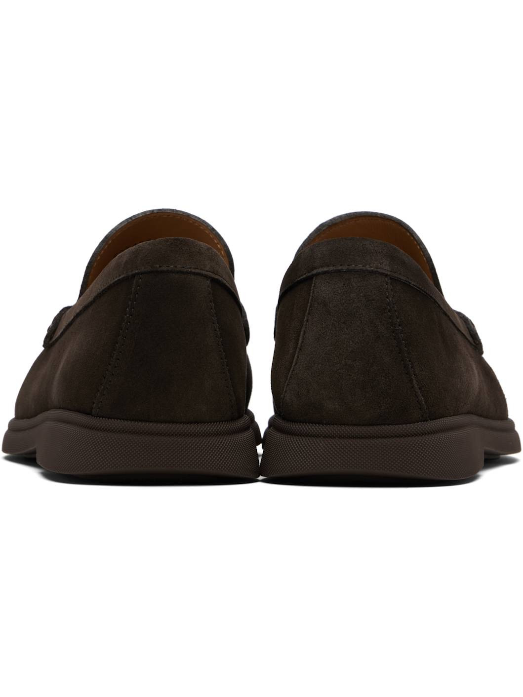 Brown Suede Loafers - 2