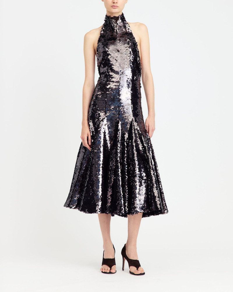 16ARLINGTON MIKA MIDI DRESS IN SQUARE SEQUIN outlook