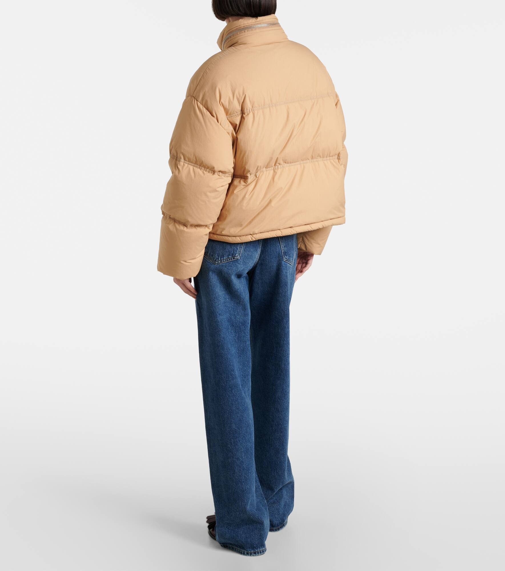 Ami De Cœur technical canvas down jacket - 3