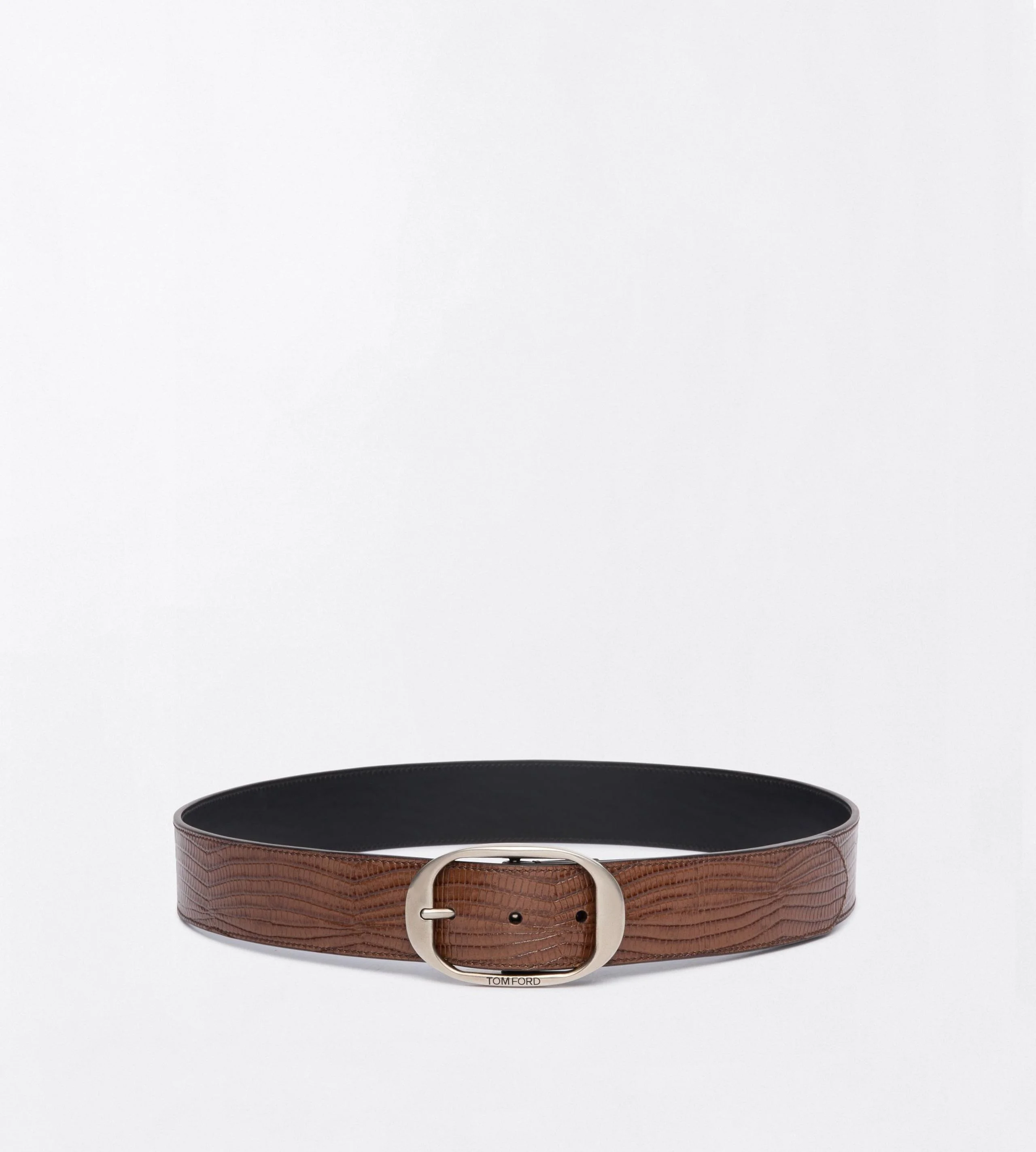 PRINTED TEJUS OVAL BUCKLE BELT - 1
