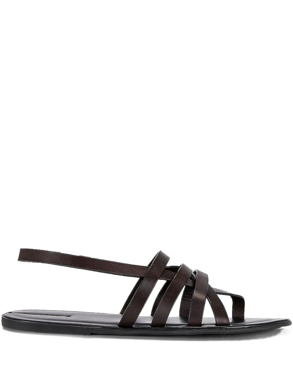 leather slingback sandals - 1