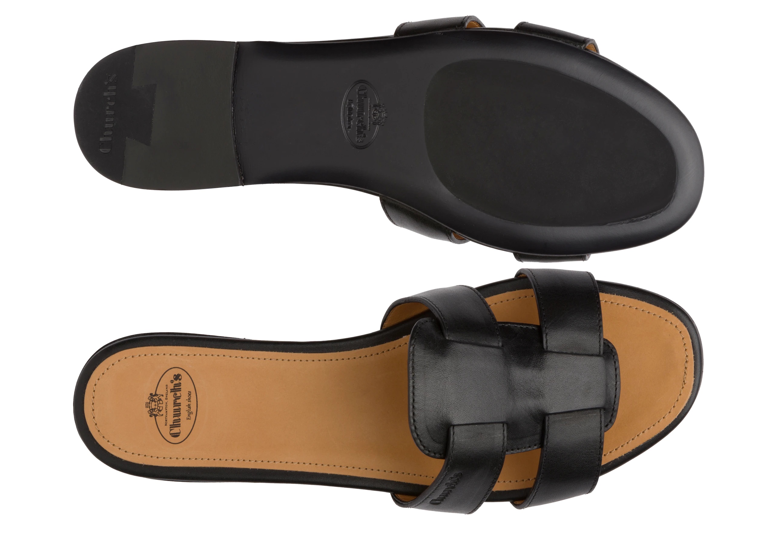 Dee dee
Calf leather slip on sandal Black - 3