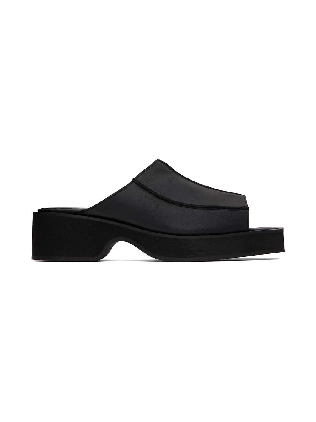 Black Frame Mules - 1