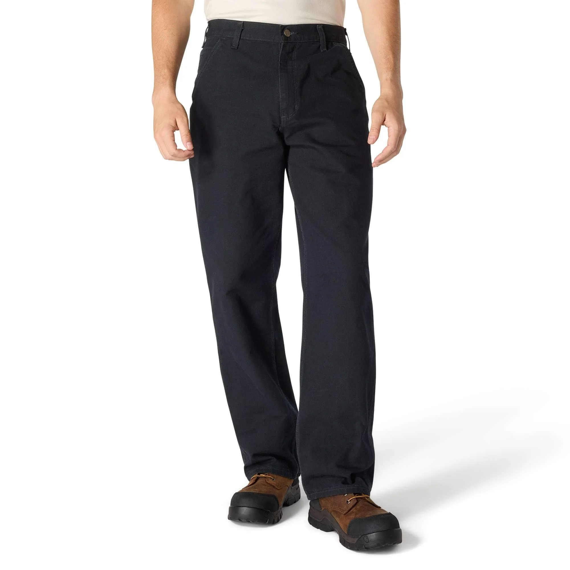 Loose Straight Washed Duck Dungaree - 1