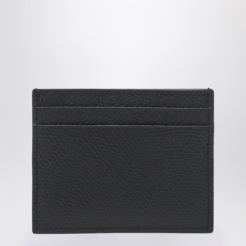 Valentino Garavani Vlogo Signature Black Credit Card Holder Women - 2