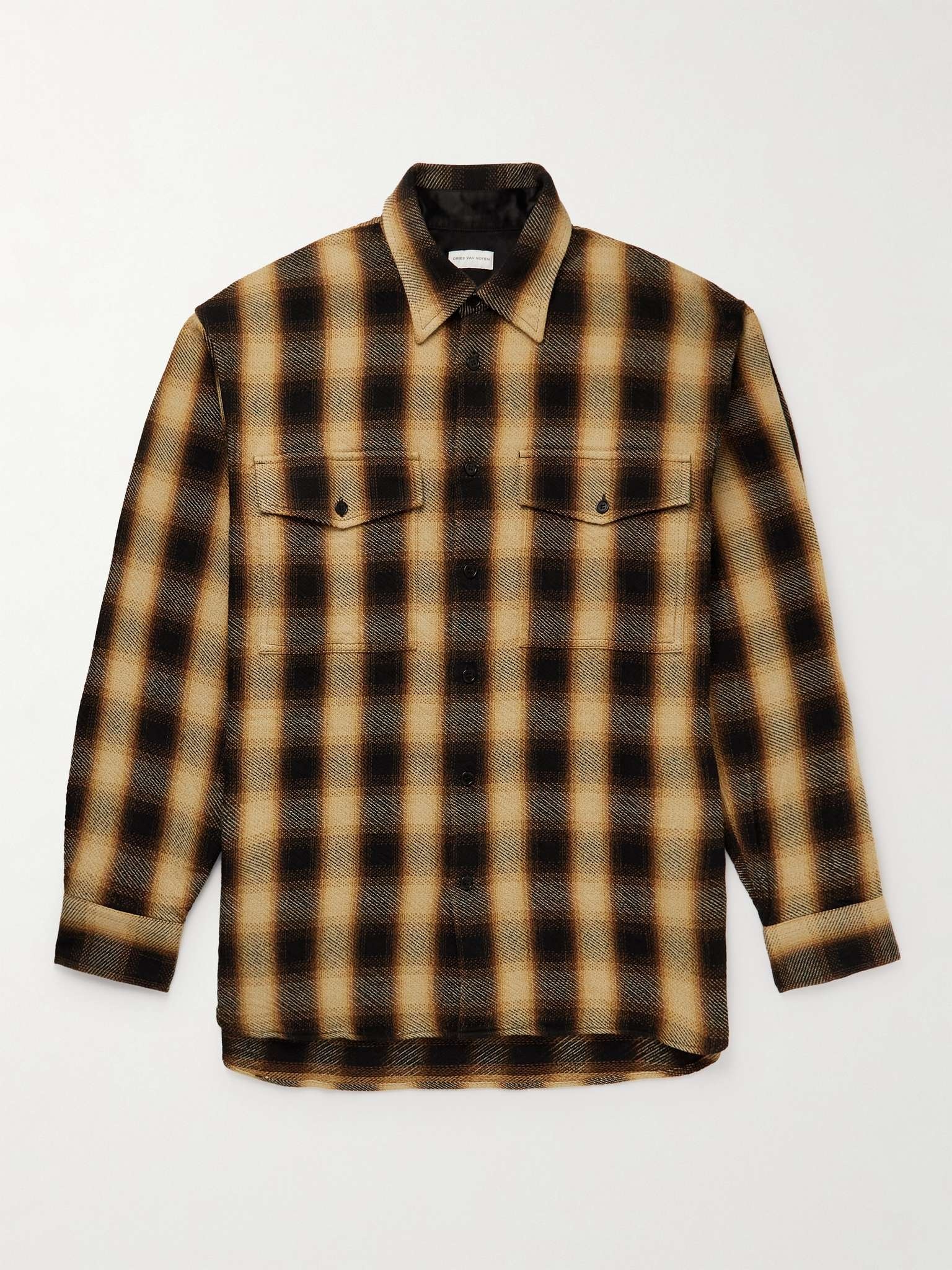 Checked Cotton Shirt - 1