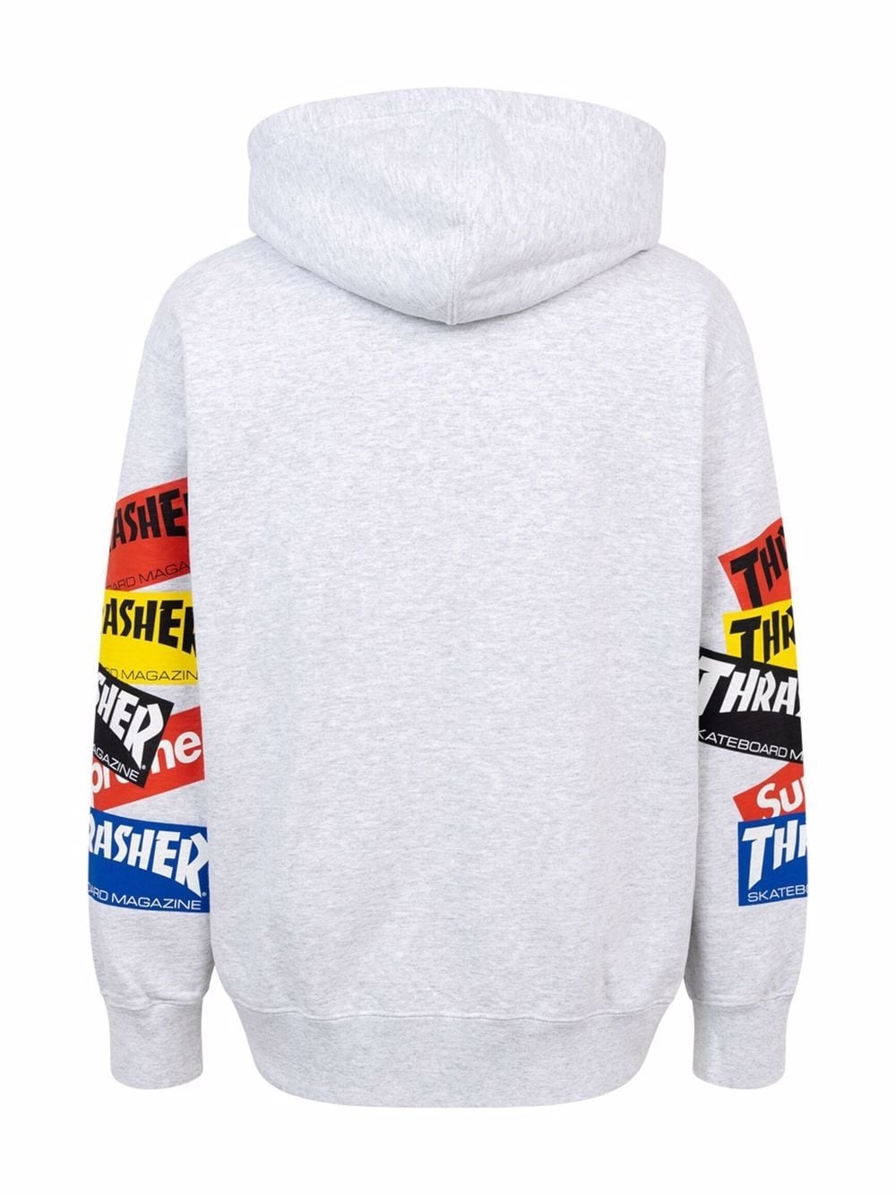 x Thrasher multi logo zip-up hoodie - 2