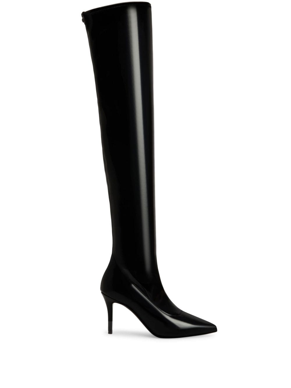 Makanzie patent-leather boots - 1