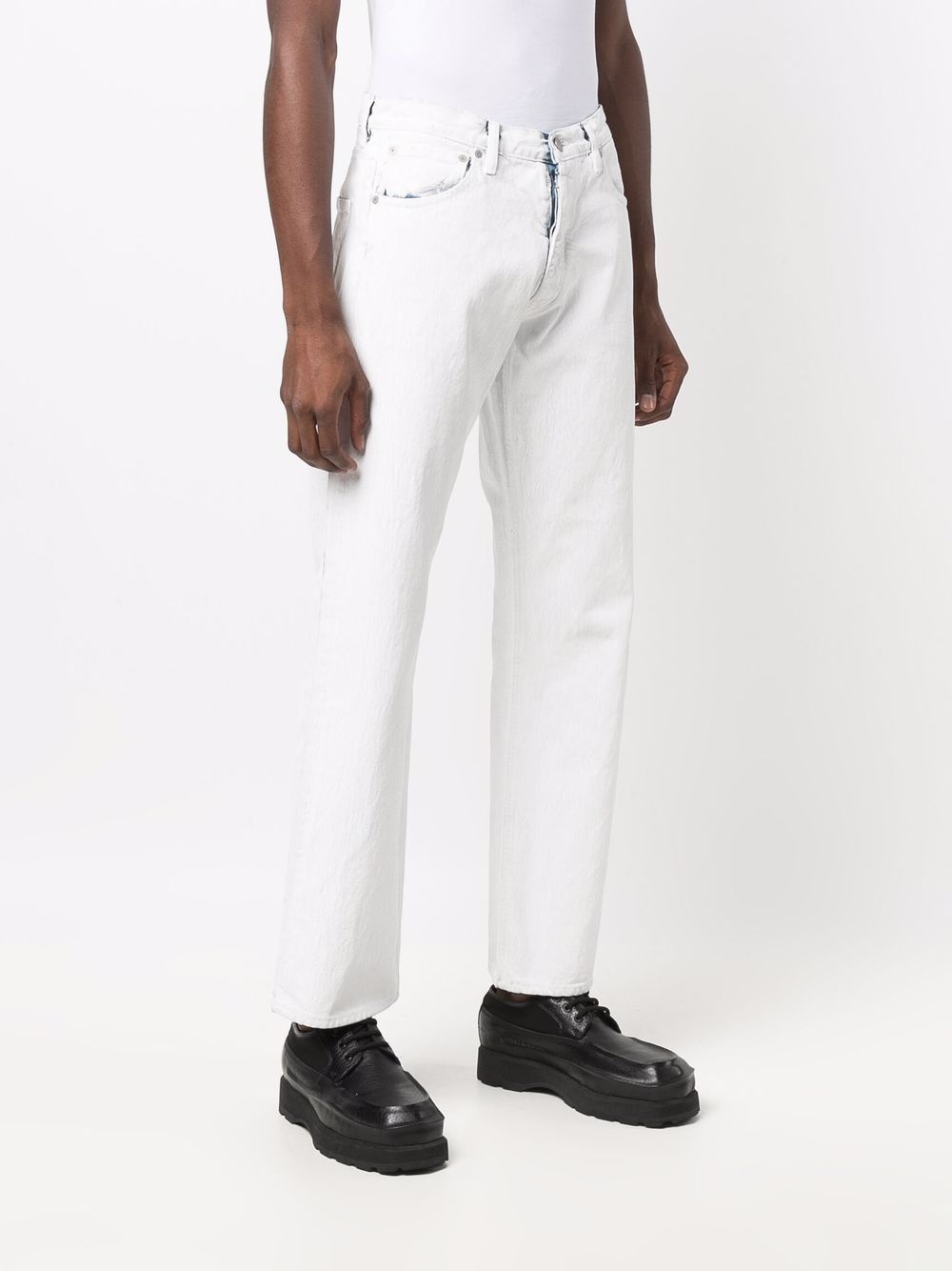 mid-rise straight jeans - 3