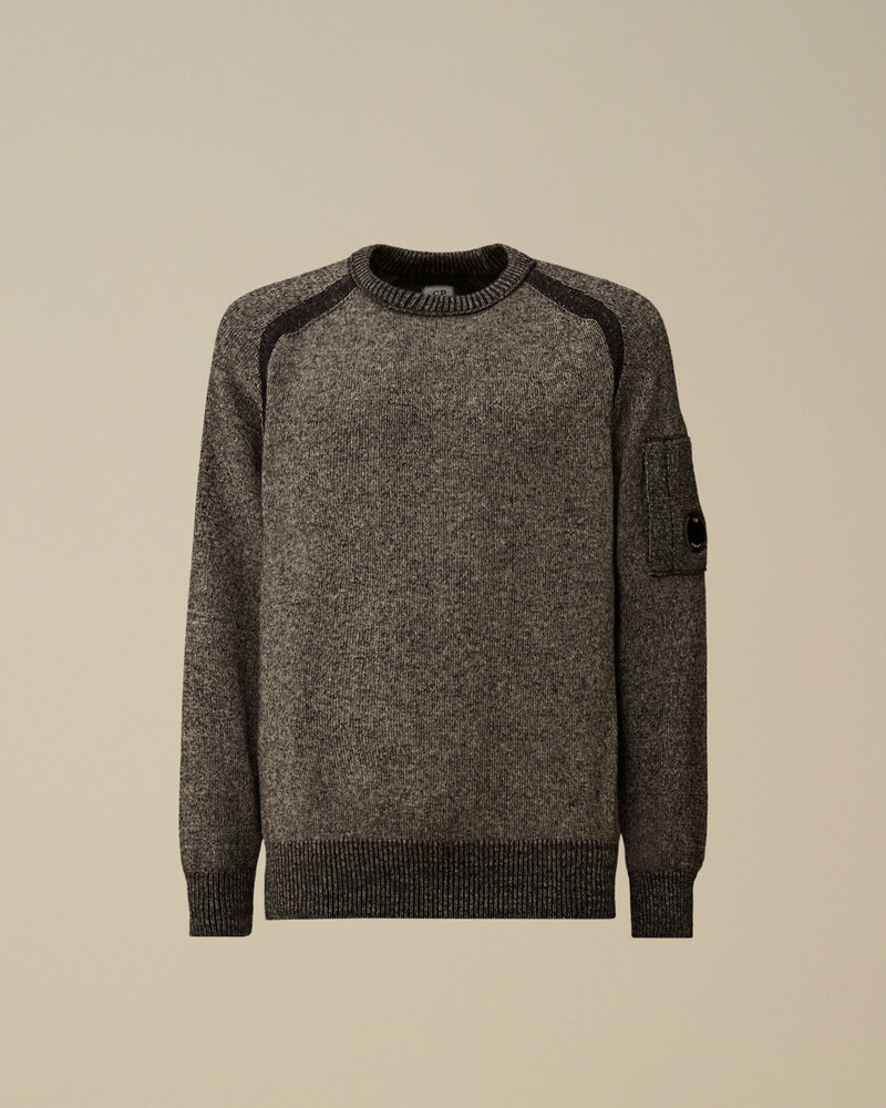 Fleece Knit Crewneck Sweater 1