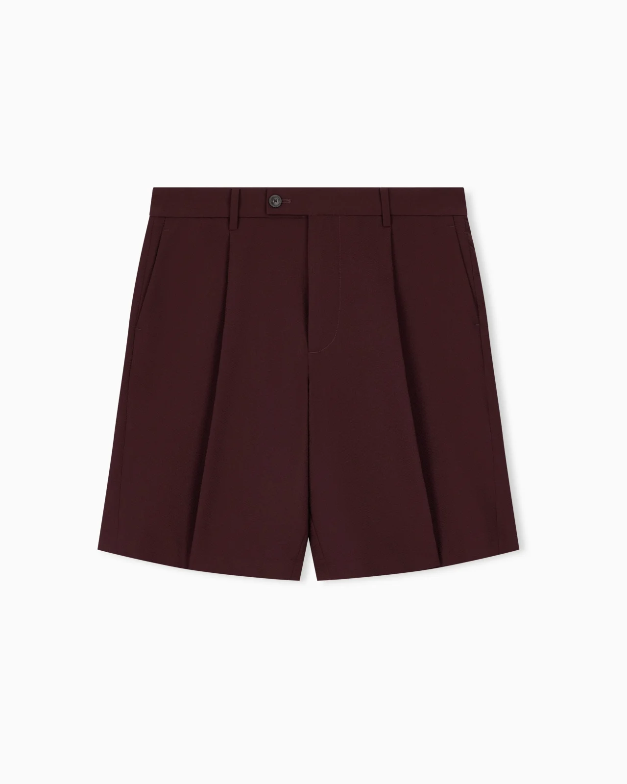 BERMUDA SHORTS IN SEERSUCKER WITH DOWN AND FEATHER PADDING - 1