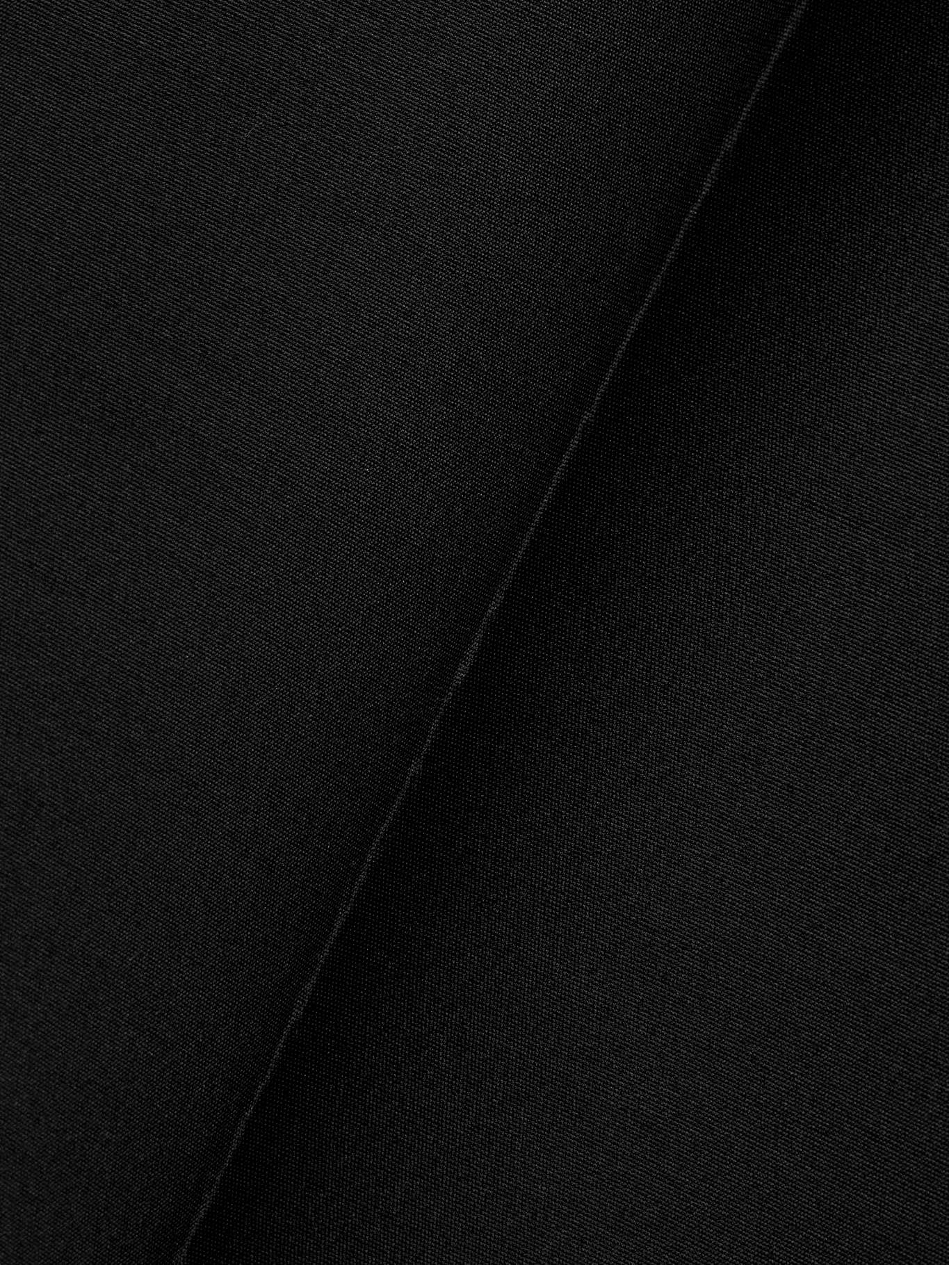 Cam cropped wool and silk-blend faille straight-leg pants Black - 5