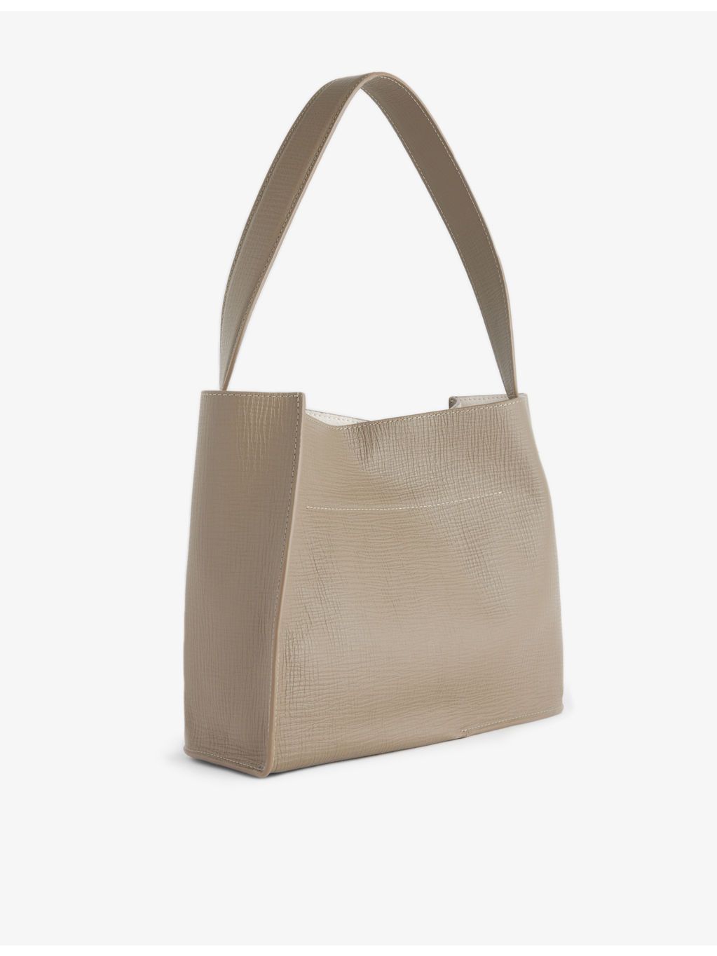 Medium Reflection Leather Tote Bag - 5