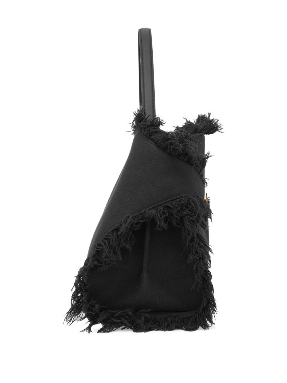 large Hug fringe-detail shoulder bag - 7