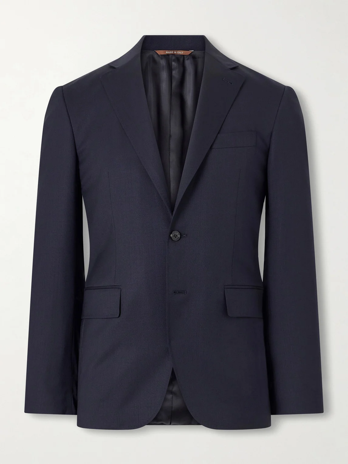Wool-Blend Twill Suit Jacket - 1