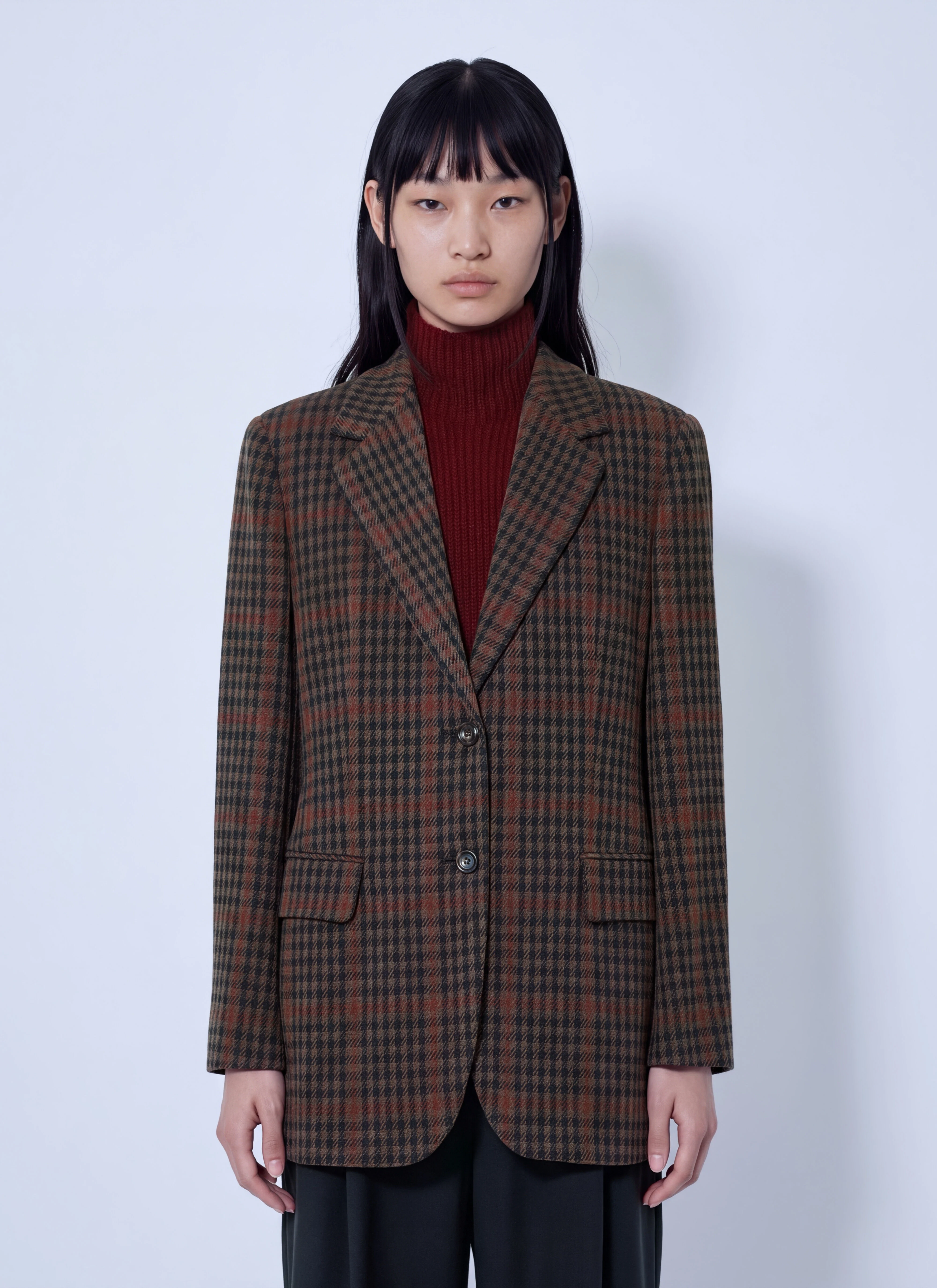 Checked Blazer - 1
