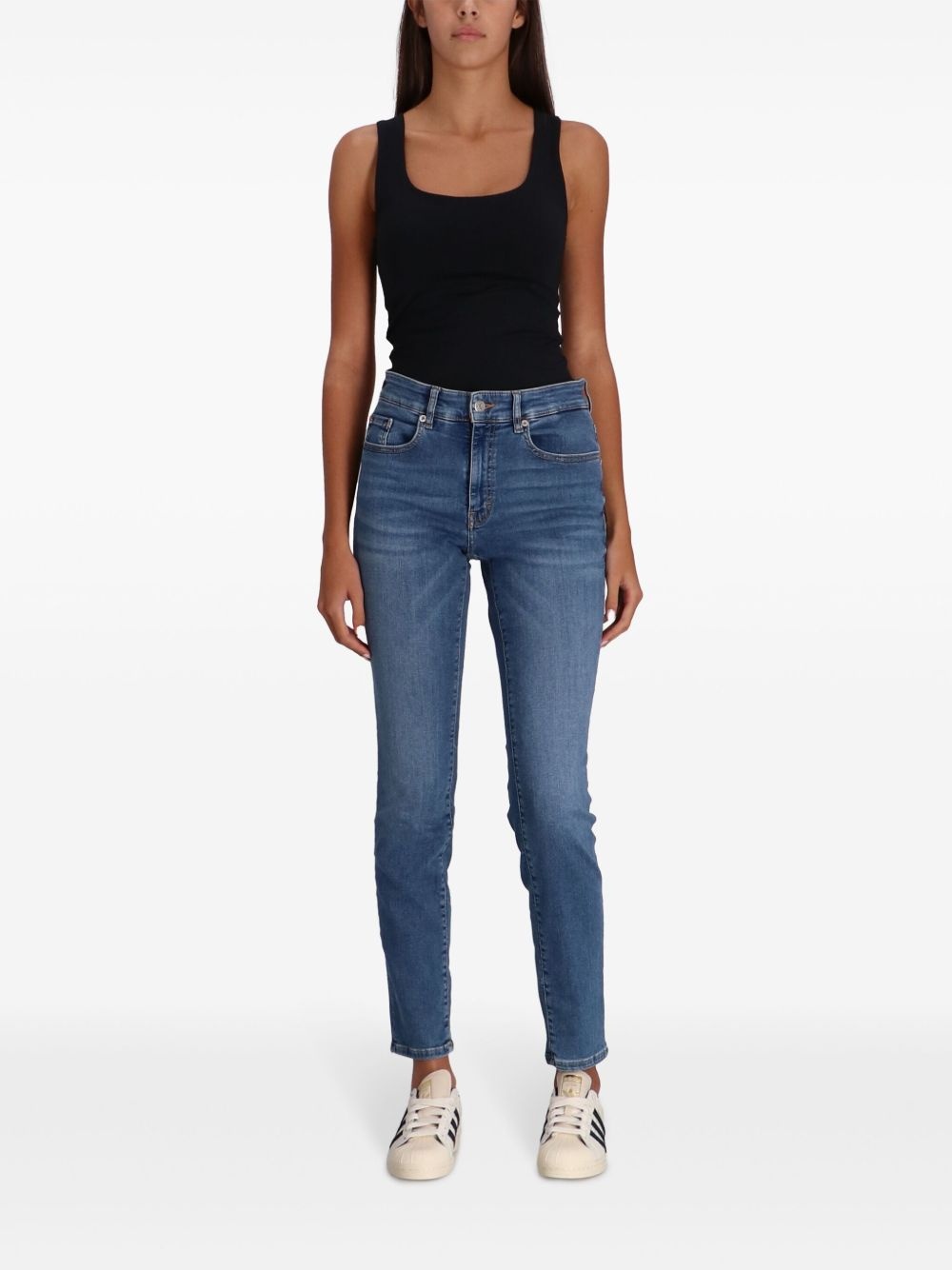 cropped jeans - 2