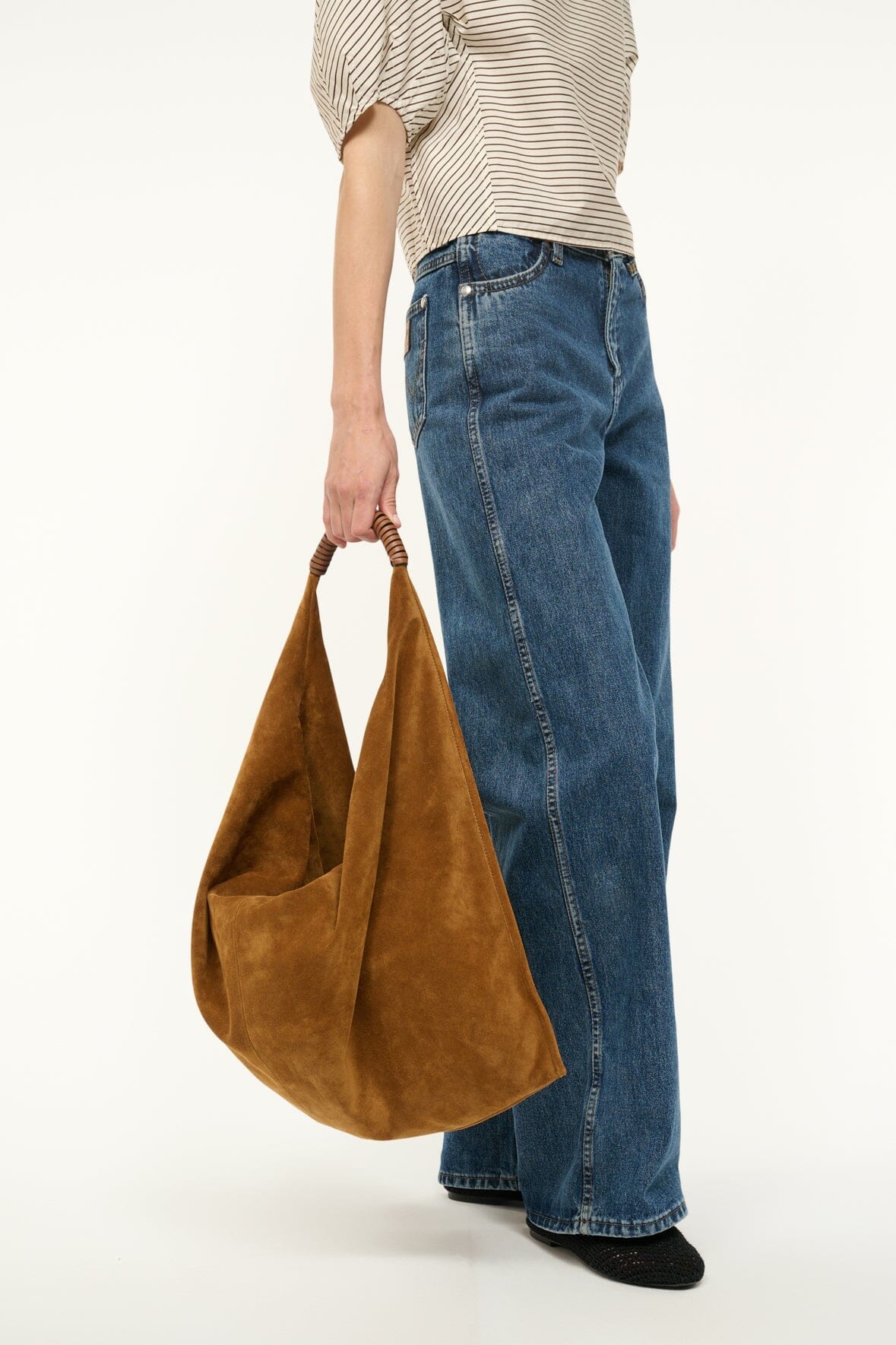 STAUD RONNIE BAG TAN - 6