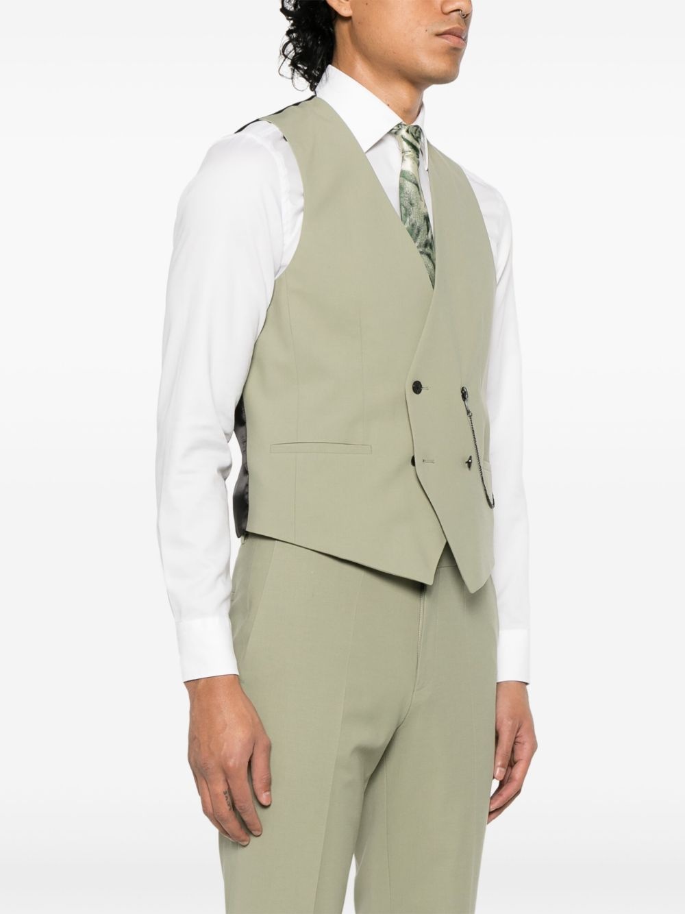 panelled waistcoat - 3